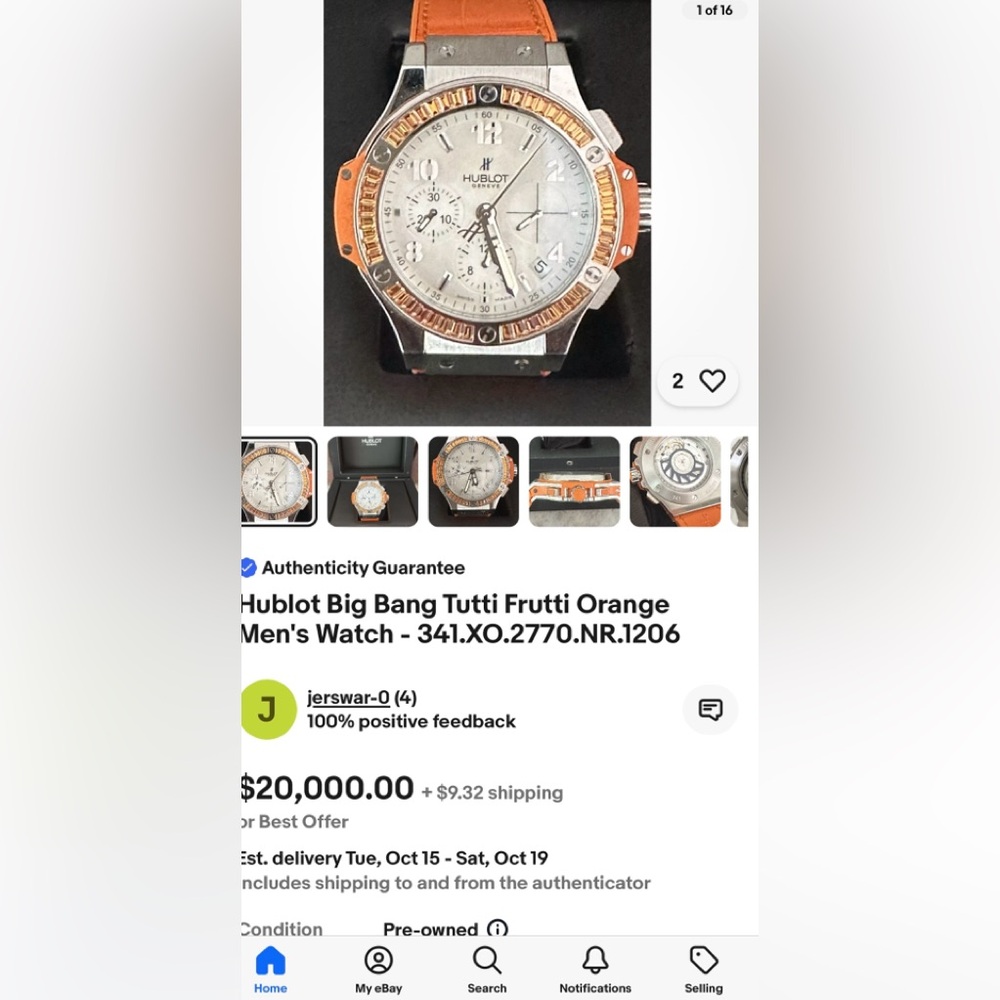 Hublot Tutti Frutti Big Bang